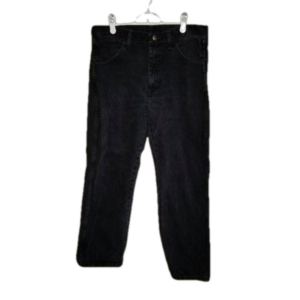 Rustler Mens Black Jeans Straight Leg Label Reads Size 34x30*